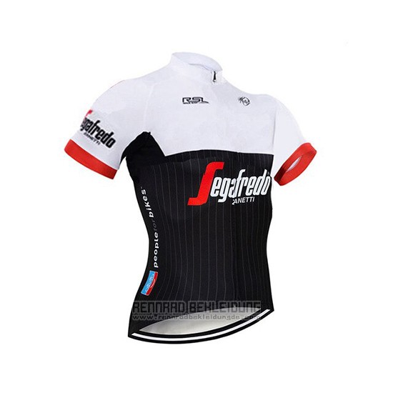 2020 Fahrradbekleidung Segafredo Zanetti Wei Shwarz Trikot Kurzarm und Tragerhose